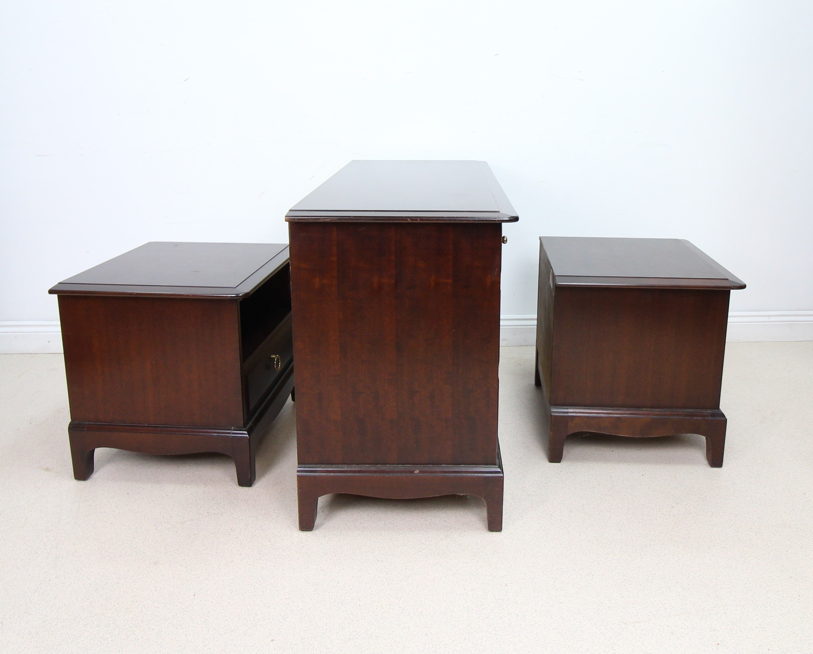 Vintage Stag Bedroom Set Chest Of Drawers And Bedsides