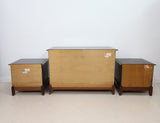 Vintage Stag Bedroom Set Chest Of Drawers And Bedsides