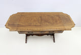 Bevan Funnell Reprodux Vintage Mahogany Drop leaf Extendable Table with Drawers