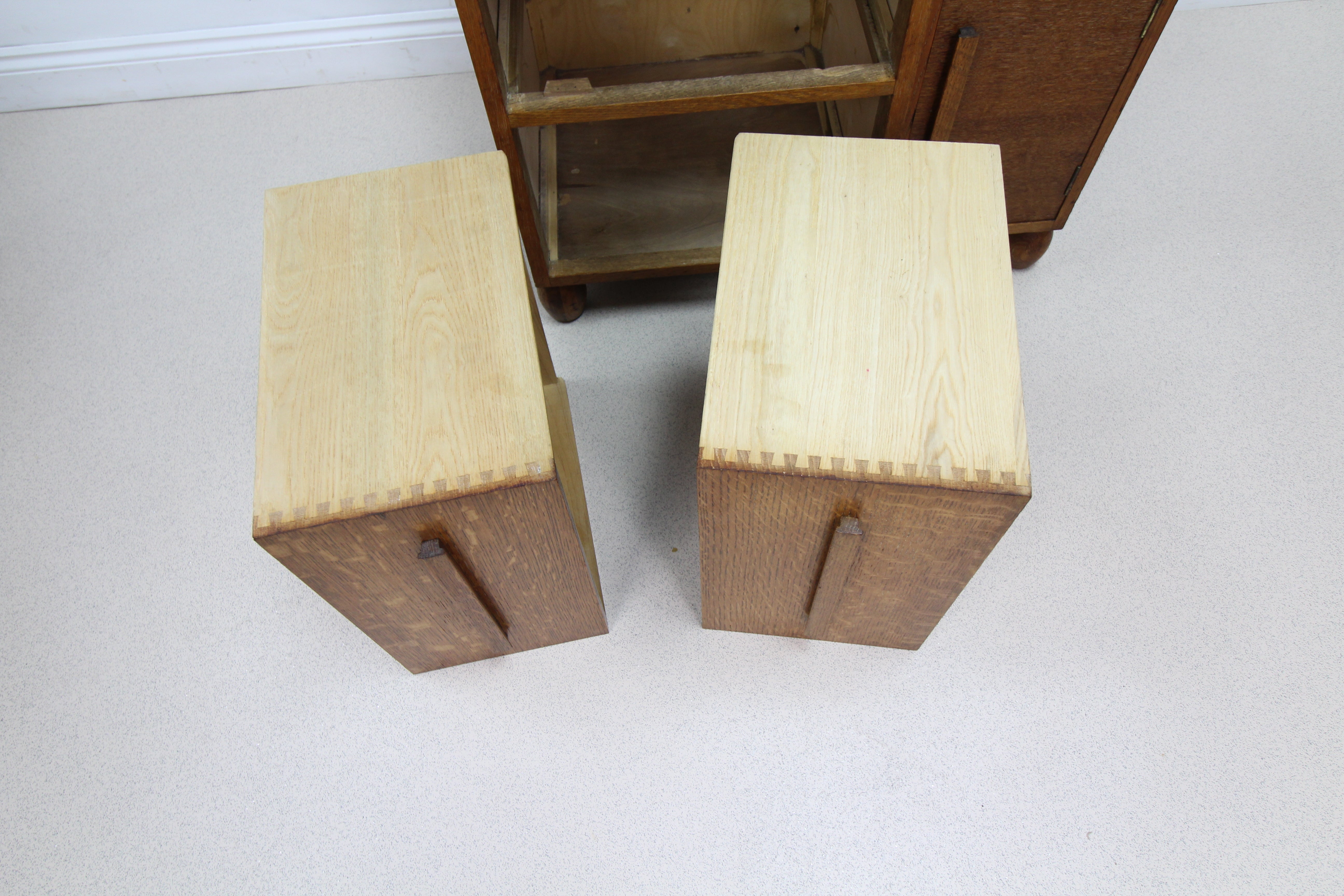 Art Deco Small 2 Drawer Chest Of Drawers