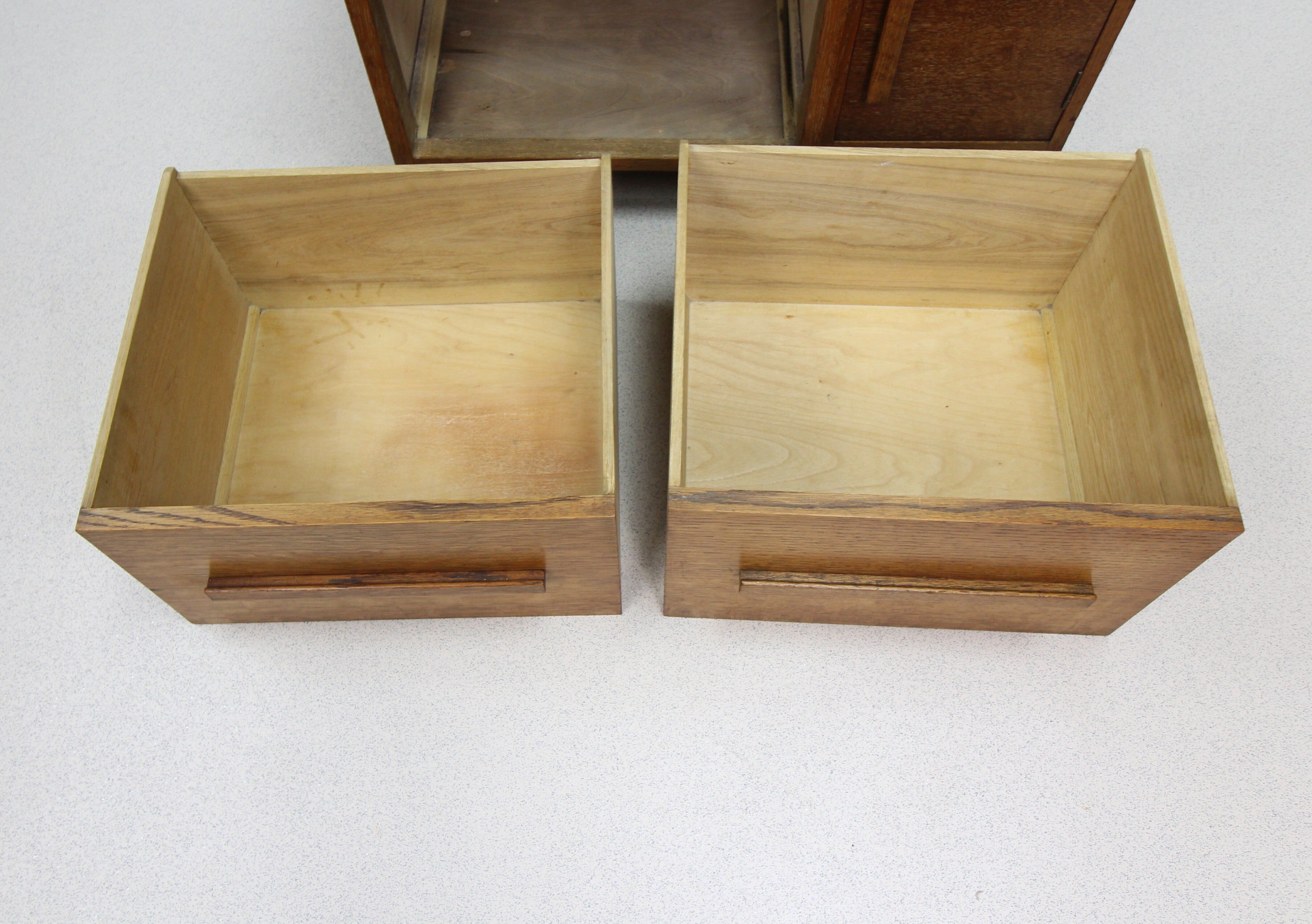 Art Deco Small 2 Drawer Chest Of Drawers