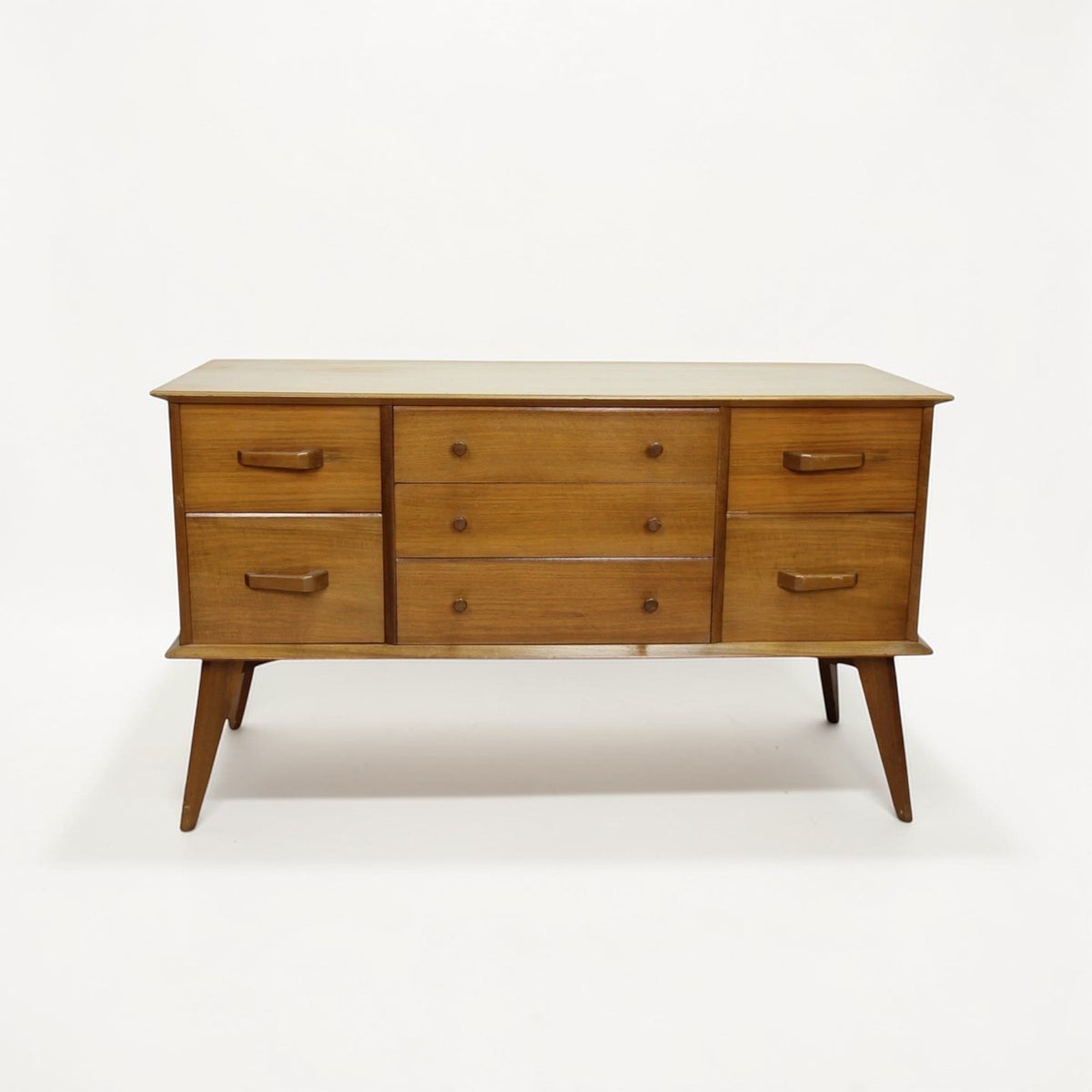 A Rare Pair Of Mid Century Alfred Cox Bedside Cabinets
