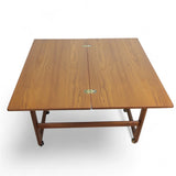 McIntosh Tristor Teak Main Table - Vintage Folding Games & Occasional Table