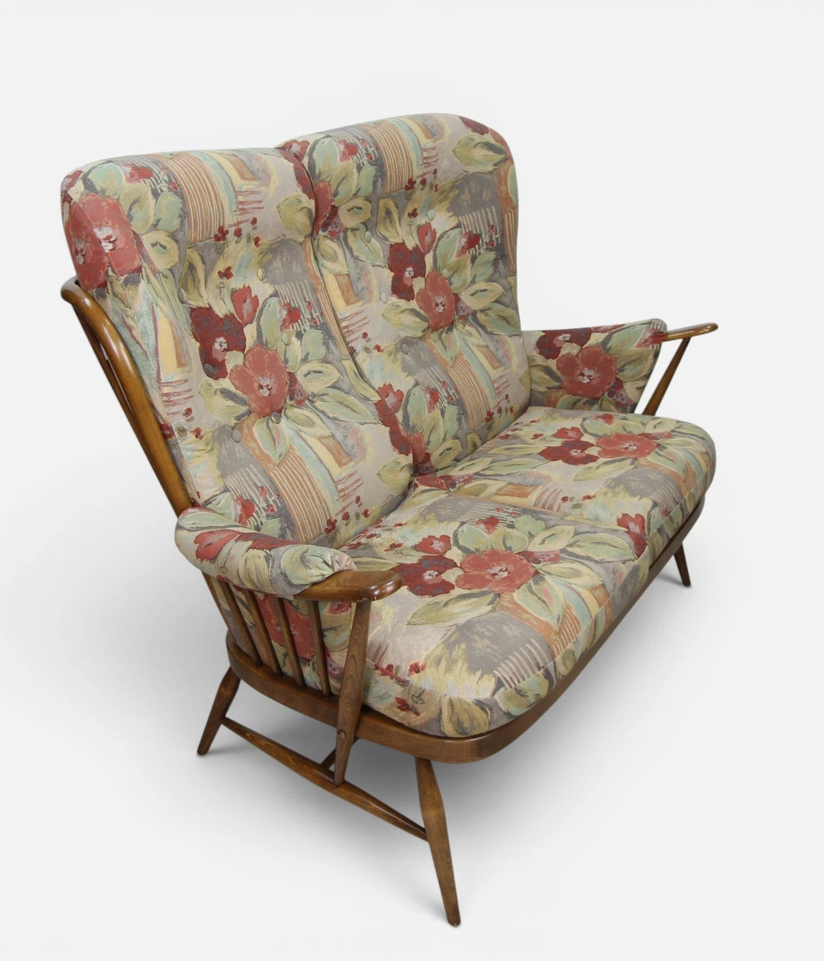 Vintage Ercol Evergreen 2 Seater Sofa in Golden Dawn