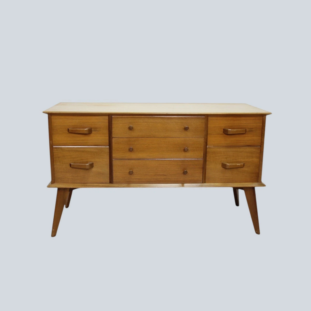 A Rare Pair Of Mid Century Alfred Cox Bedside Cabinets