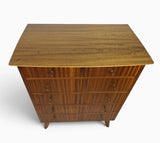 Mid century Morris of Glasgow Cumbrae chest of drawers in walnut veneer