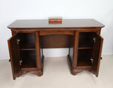 A Contemporary Cherry Veneer Dressing Table