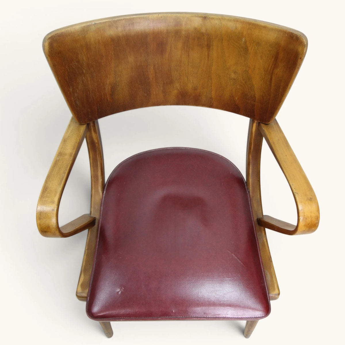 Mid Century Ben Stoe Dining / All Purpose Carver Chair with Arms - Vintage Retro