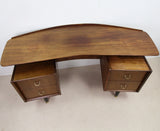 Mid-century retro vintage Curved floating-top desk by E Gomme G-Plan