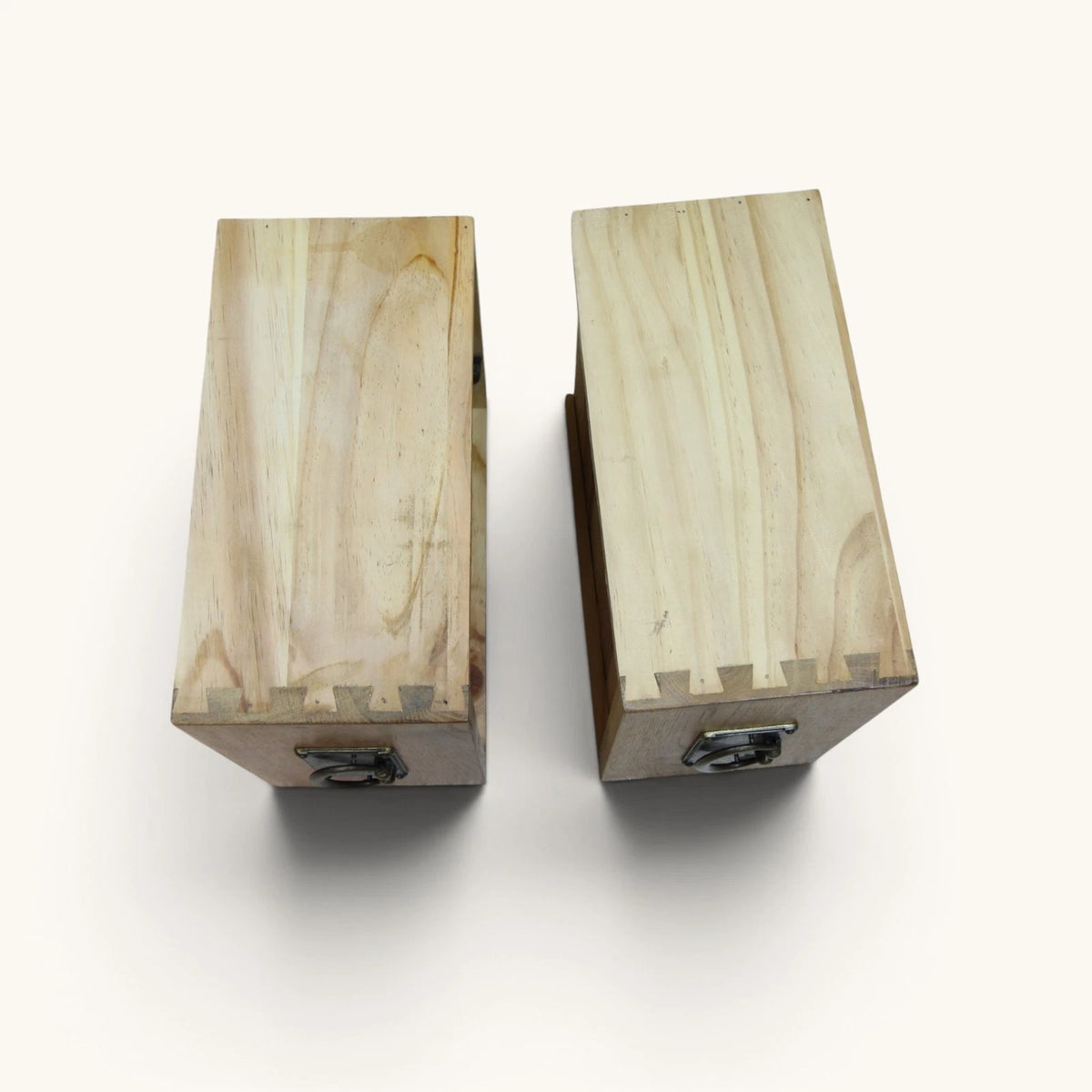 A Matching Pair of Solid Oak Bedside Cabinets