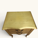 And So To Bed London Bombe Bedside Cabinet in Gold Colour