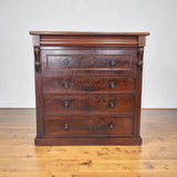 Large Antique Scottish Kilmarnock Chest Of Drawers
