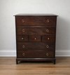 Pair of French Style Rustic Solid Wood Tallboy Chest Of Drawers