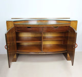 A Rare John Walker & Sons Scottish Art Deco Walnut Veneered Sideboard
