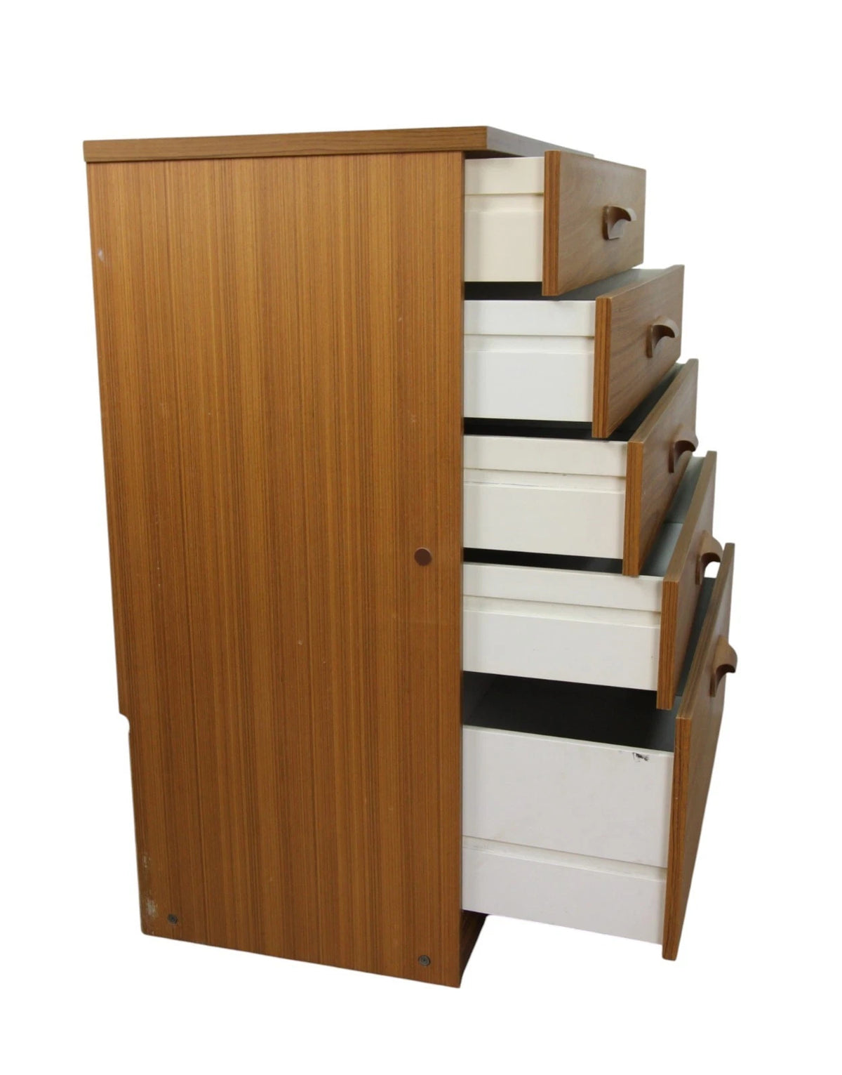 Mid Century Austinsuite 5 Drawer Tallboy Chest of Drawers