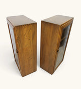 Pair of Ercol 819 Golden Dawn Small Cabinets / Bookcase Display unit