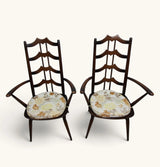 Vintage 1960s Pair of Ercol 496 BATWING Carver Dining Chairs. Mid Century