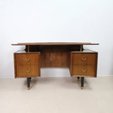 Mid-century retro vintage Curved floating-top desk by E Gomme G-Plan