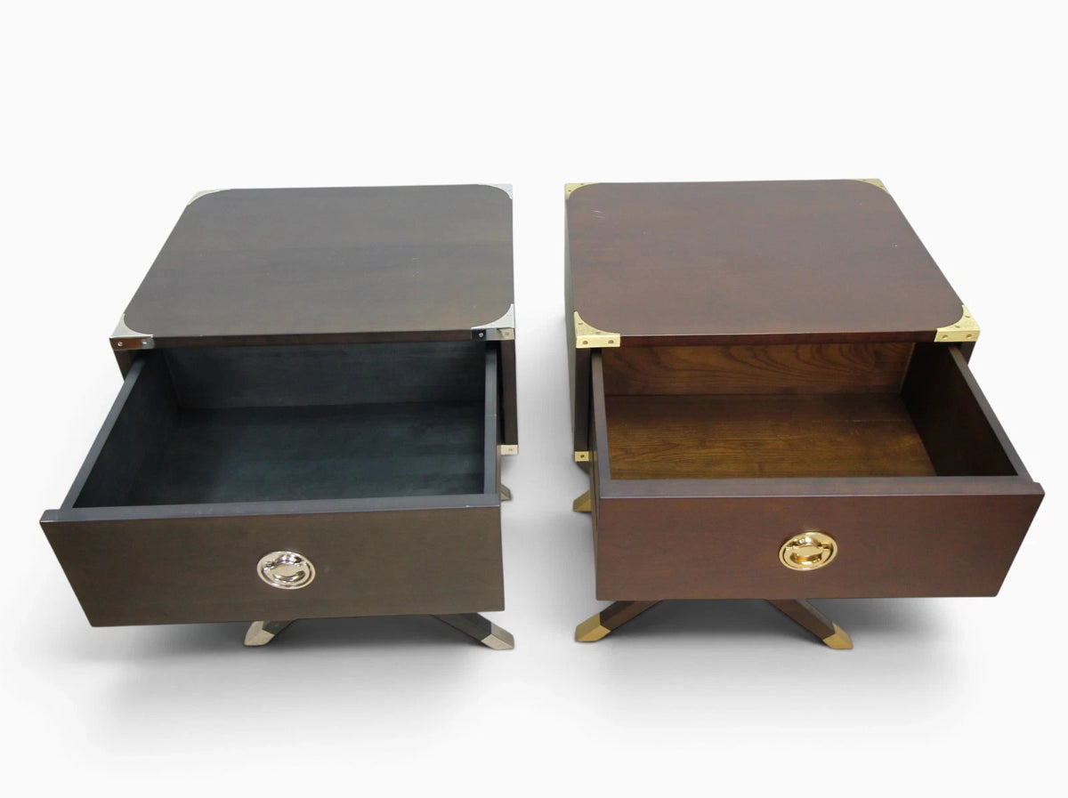 And So To Bed London Non Matching Set of 2 Greenwich Side Bedside Cabinets