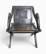 Vintage Oak Glastonbury Chair Church Chapel Antique Rustic Country House