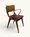 Mid Century Ben Stoe Dining / All Purpose Carver Chair with Arms - Vintage Retro