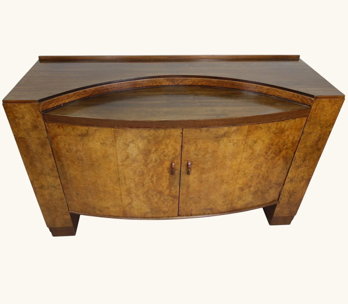 A Rare John Walker & Sons Scottish Art Deco Walnut Veneered Sideboard