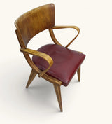 Mid Century Ben Stoe Dining / All Purpose Carver Chair with Arms - Vintage Retro