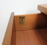 Mid Century Stag Cantata Teak 3 Drawer Bedside Cabinet