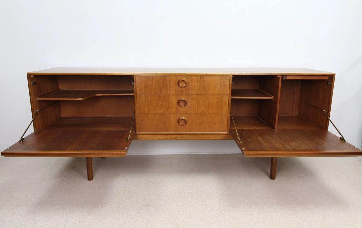 Vintage Mid Century Mcintosh Teak 'Dunoon' Sideboard - Made In Scotland