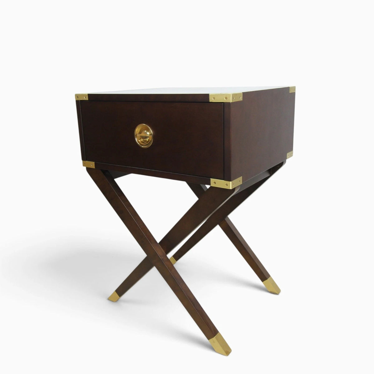And So To Bed London Greenwich One Drawer Chest Side / Bedside Cabinet in Cherry