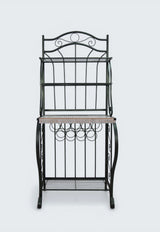 A French Style Wrought Iron Shelving Unit / Whatnot