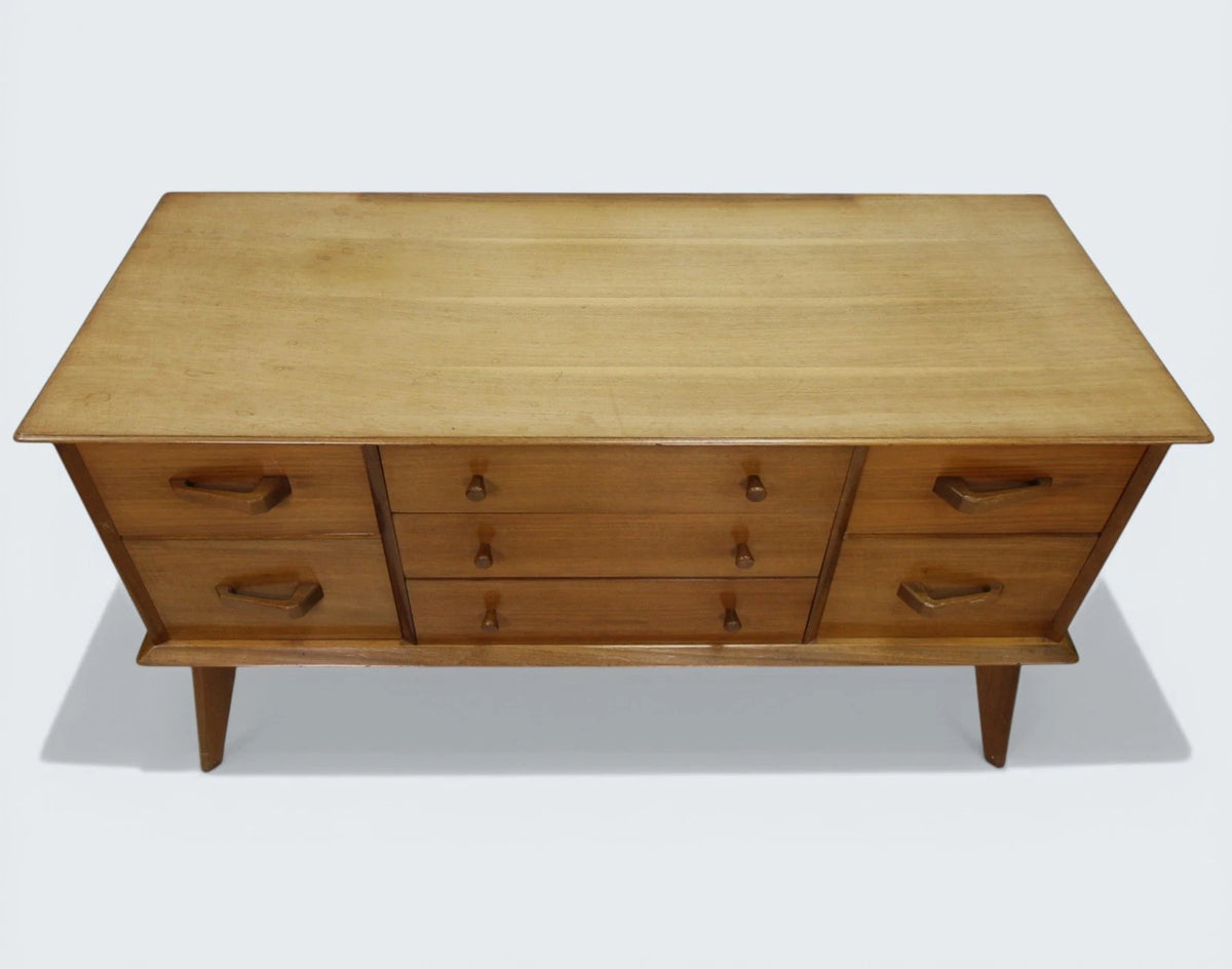 A Rare Pair Of Mid Century Alfred Cox Bedside Cabinets