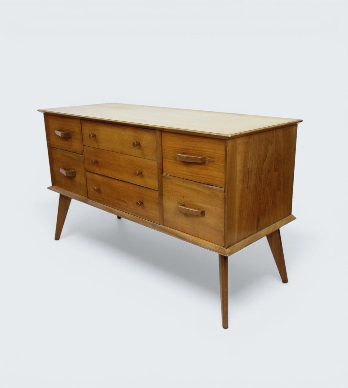 A Rare Pair Of Mid Century Alfred Cox Bedside Cabinets