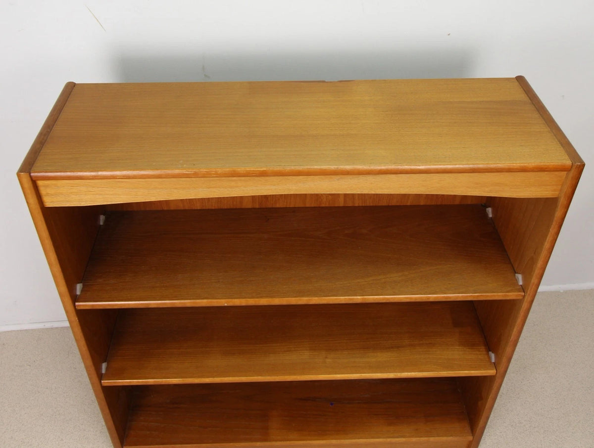 Vintage Teak Danish Style Open bookcase / Shelving Unit
