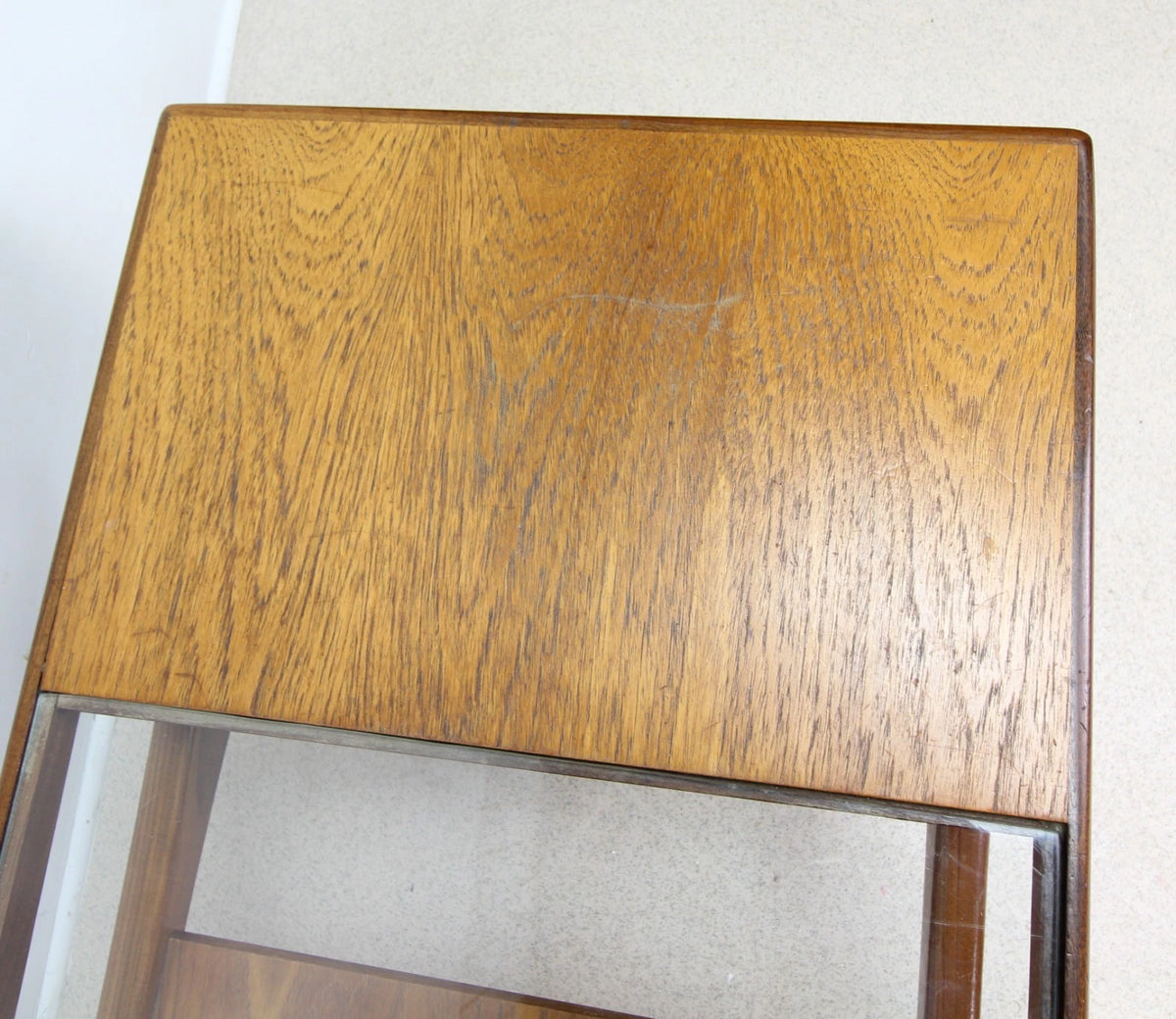 Mid century G Plan Fresco Teak and Glass Two-tier Coffee Table