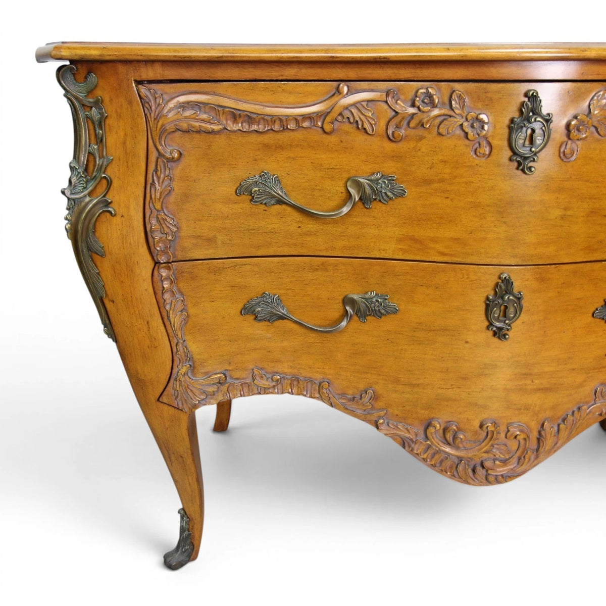 And So To Bed London Chest of Drawers in French Bombe Style