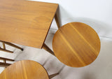 Poul Hundevad Teak Nest of Tables Coffee Side Tables - 5 Tables - 4 Slots into 1