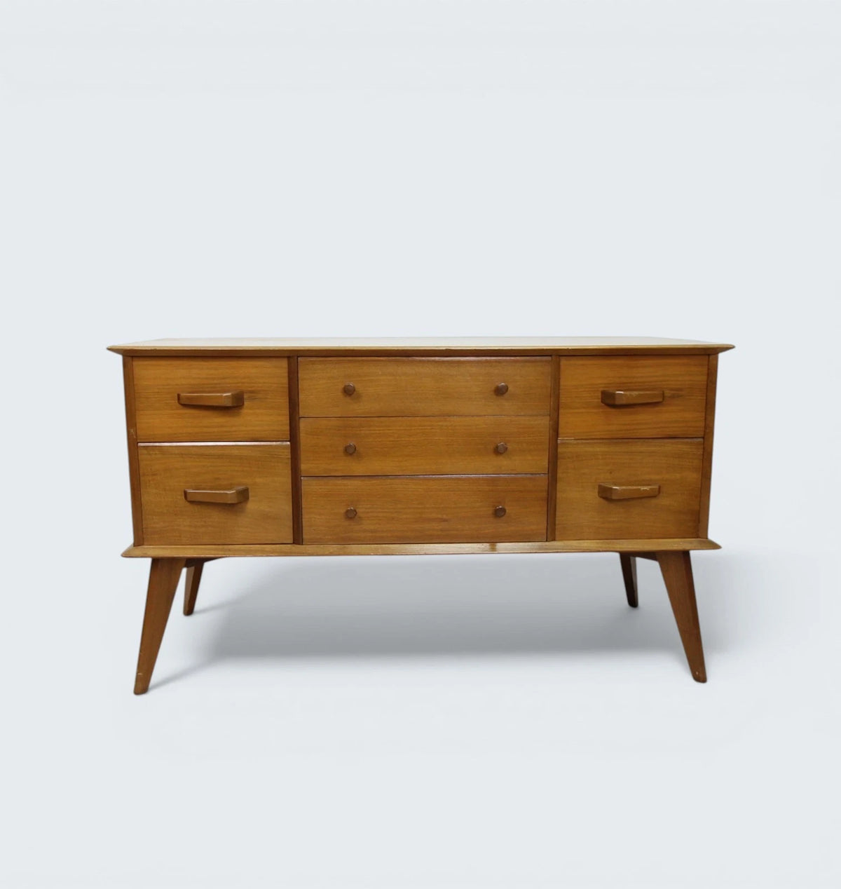 A Rare Pair Of Mid Century Alfred Cox Bedside Cabinets