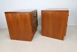 Mid century Pair Of G Plan Teak Bedside Cabinets