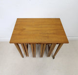 Poul Hundevad Teak Nest of Tables Coffee Side Tables - 5 Tables - 4 Slots into 1