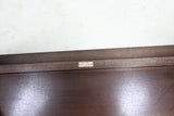 Vintage Mahogany Demi Lune Side Console Table By H. Shaw London