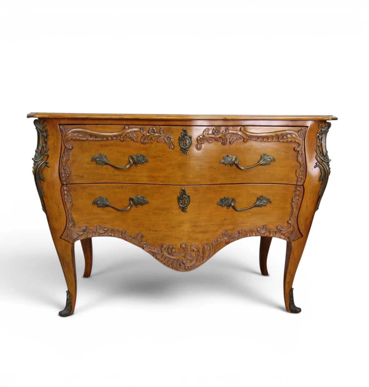 And So To Bed London Chest of Drawers in French Bombe Style