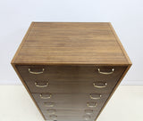 Vintage Teak Tallboy Chest of Drawers
