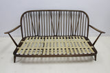 Iconic mid-century Ercol Windsor 3-seater sofa frame in solid beech