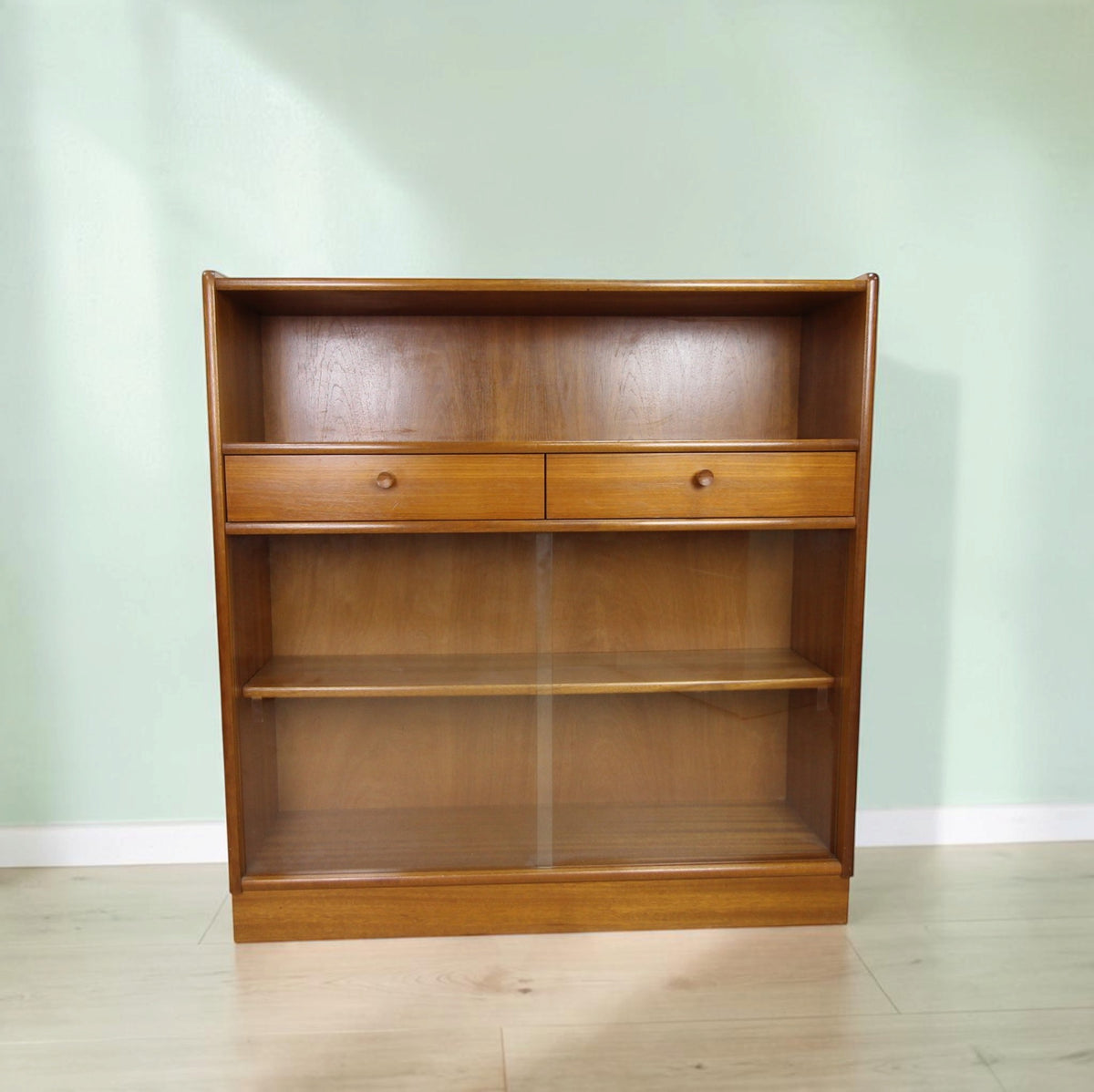 Mid Century Nathan Teak Bookcase