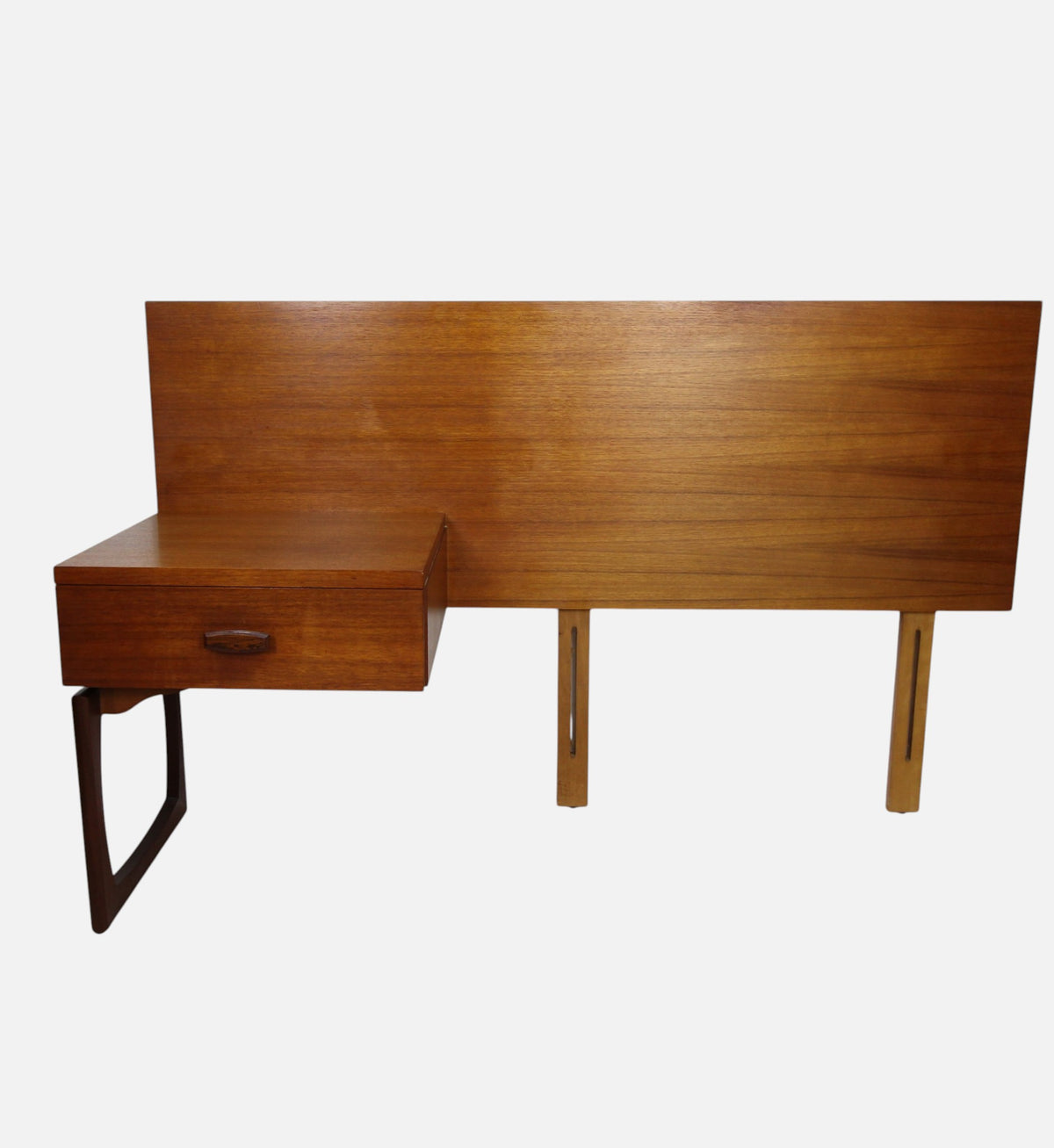 Mid Century G Plan Quadrille Teak Single Headboard