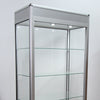 A Spacious Glass Display Cabinet For Shop or Showroom -Free Standing with Lights