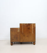 Art Deco Small 2 Drawer Chest Of Drawers