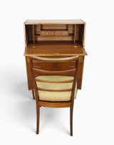 Mid Century Jentique Teak Writing Bureau - Lockable