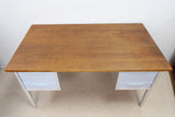 Vintage Teak Shabby Chic Painted Writing Desk